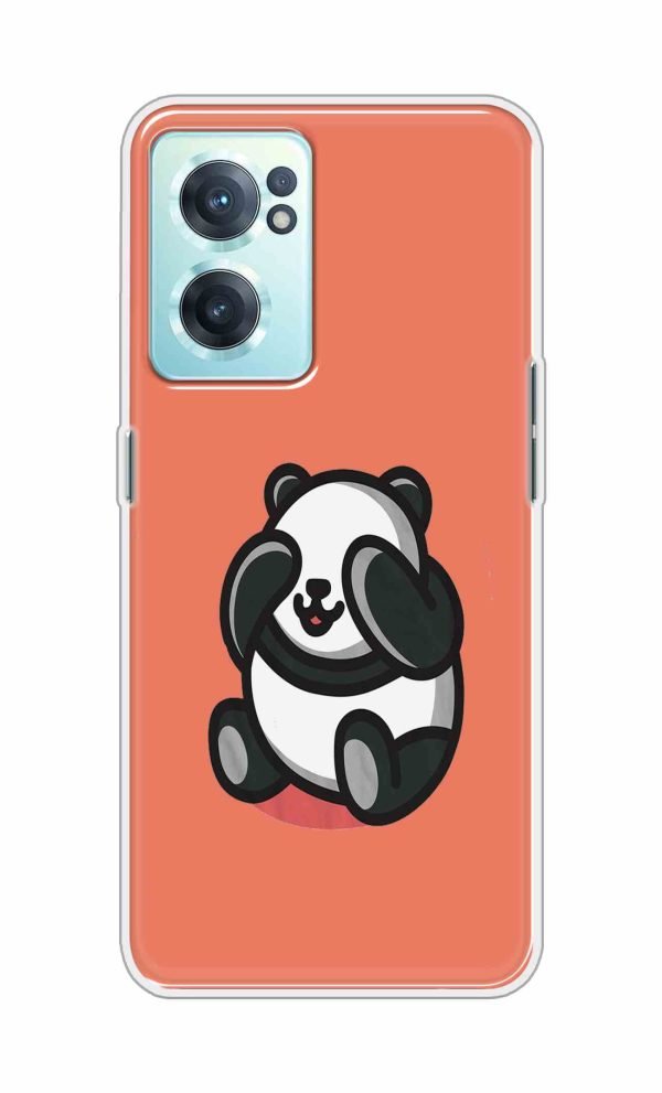 Cute Panda Back Case For OnePlus Nord CE 2 5G