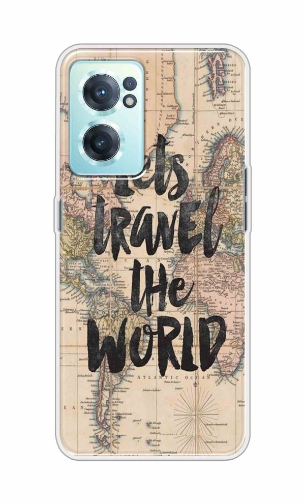 Lets Travel the world Back Case For OnePlus Nord CE 2 5G