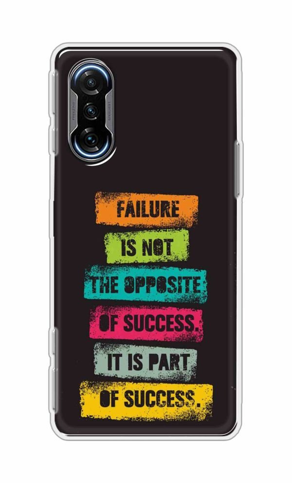 Failure-Successful Back Case For Poco F3 GT 5G