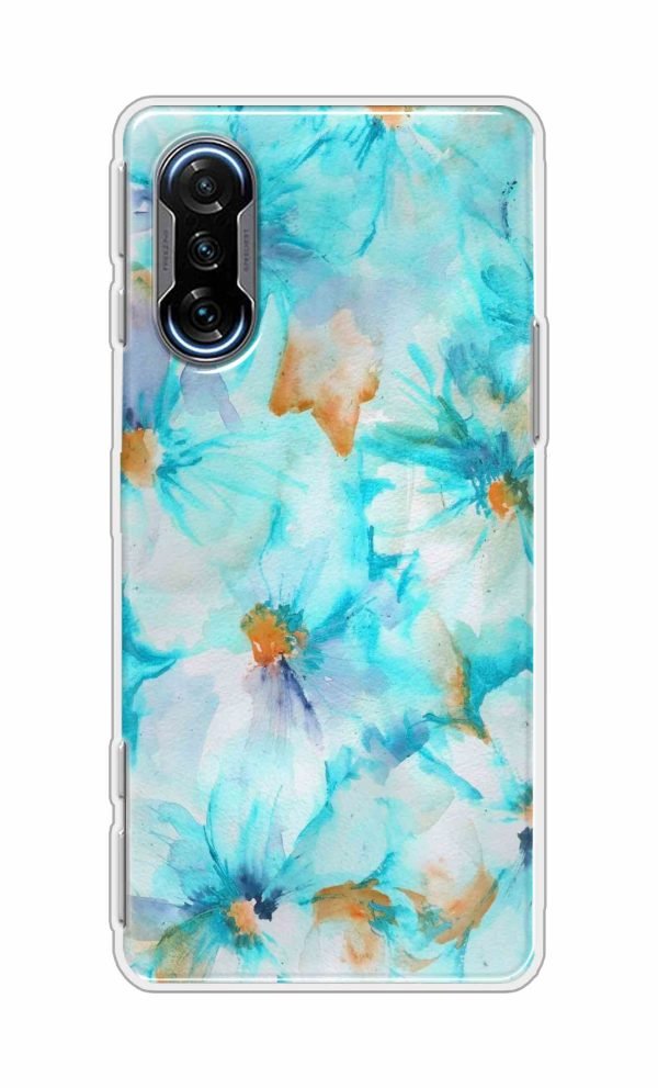 Floral Back Case For Poco F3 GT 5G