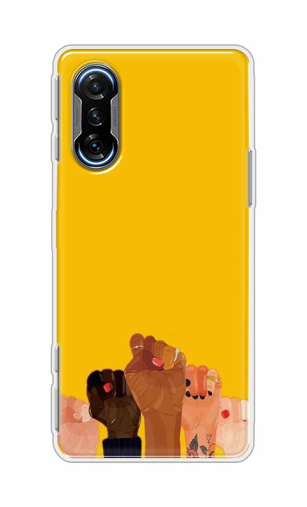 Hands Fist Back Case For Poco F3 GT 5G