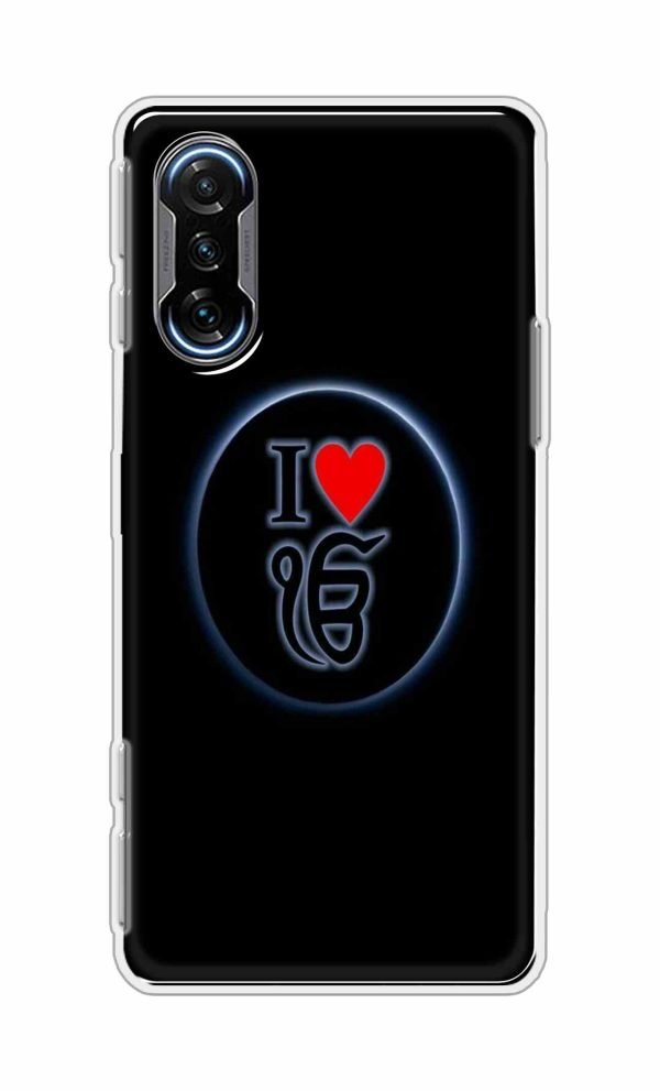 I love Om Back Case For Poco F3 GT 5G