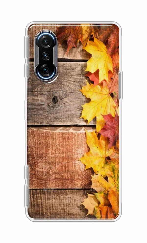 Wood-Flower Back Case For Poco F3 GT 5G