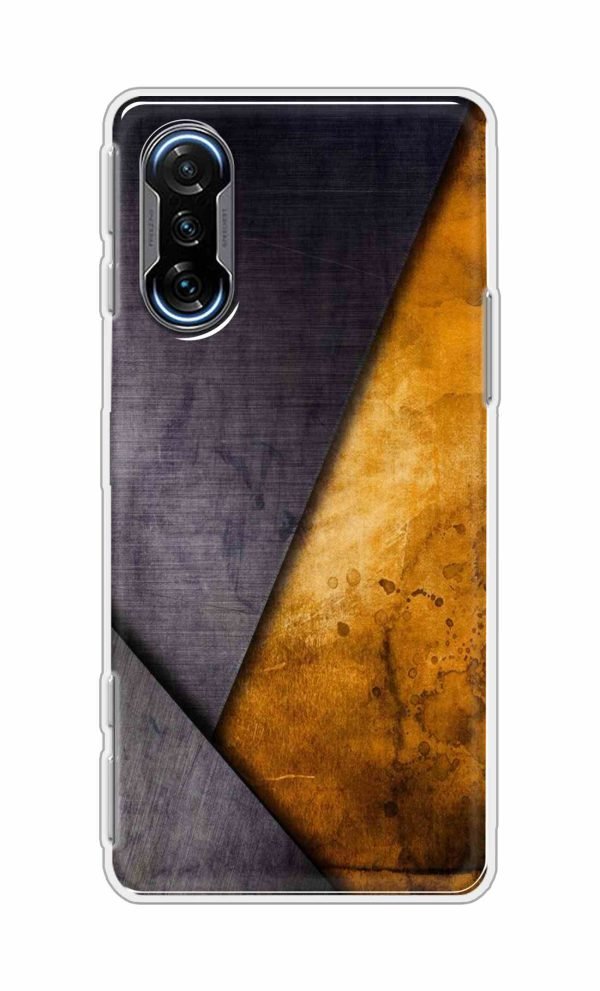Wood Pattern Back Case For Poco F3 GT 5G