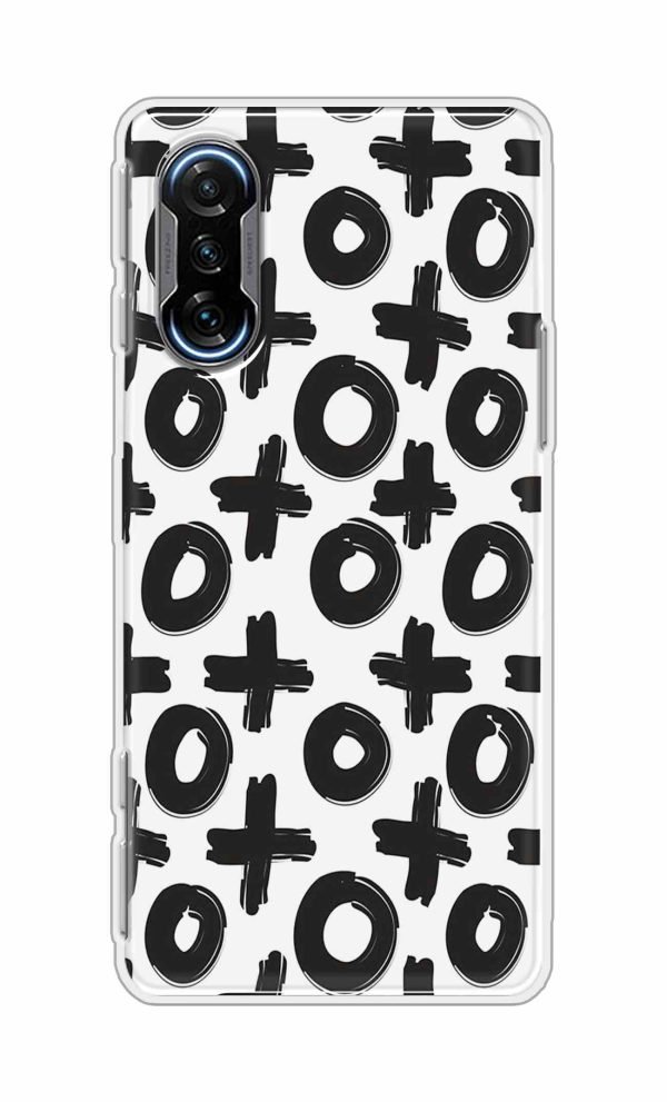 X and 0 Back Case For Poco F3 GT 5G