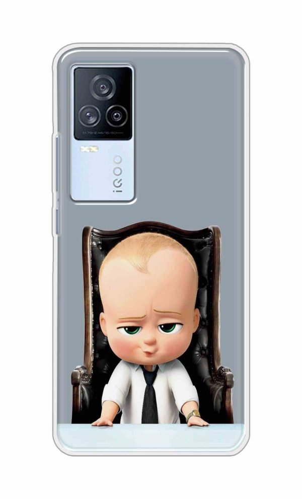 Child Boss Back Case For iQOO 7