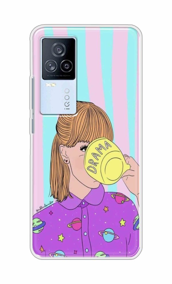 Drama Queen Back Case For iQOO 7