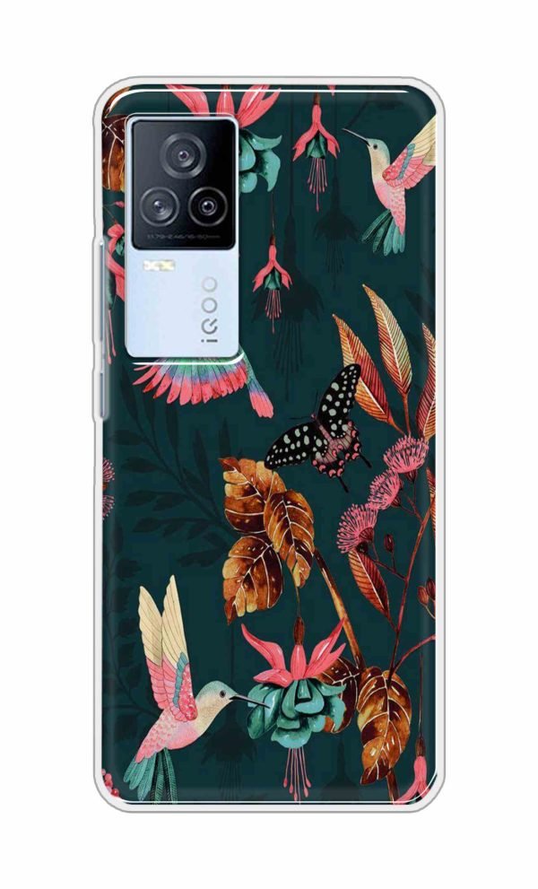 Flying Birds Back Case For iQOO 7