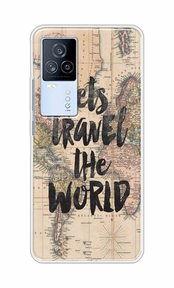 Lets Travel the world Back Case For iQOO 7