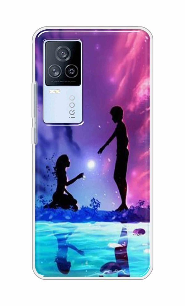 Love Abstract Back Case For iQOO 7