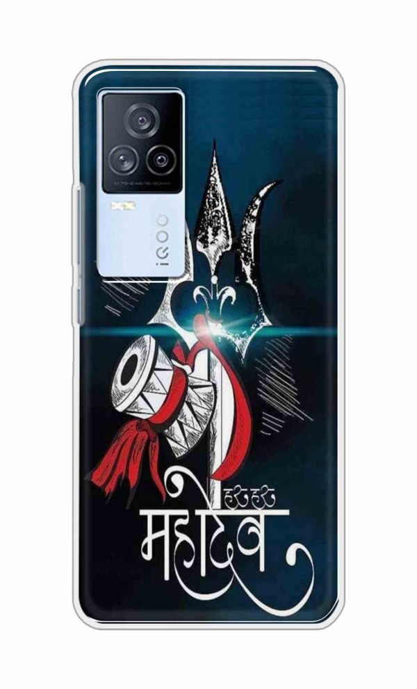 Mahadeva Trishul Back Case For iQOO 7