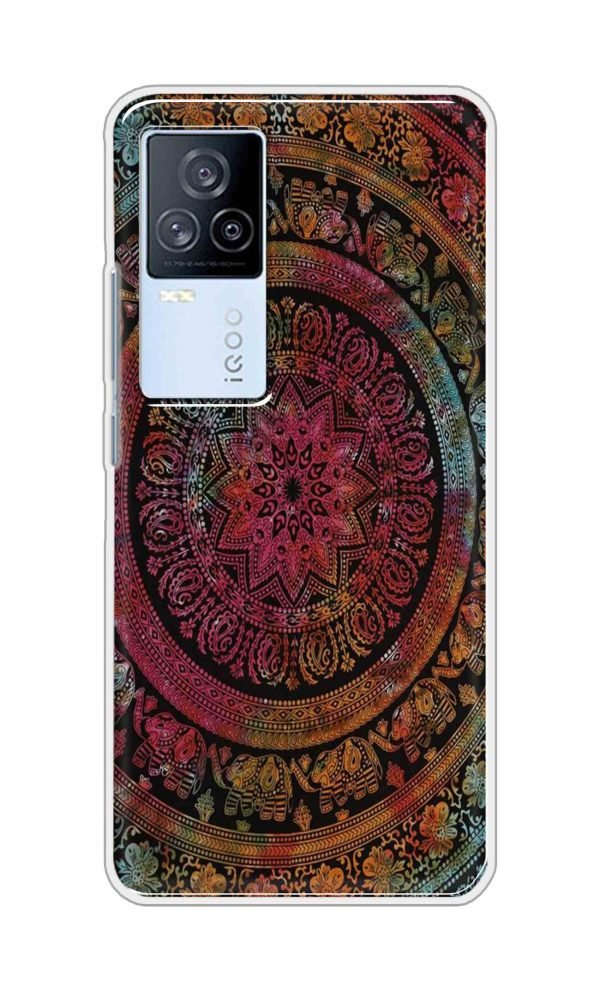 Mandala Back Case For iQOO 7