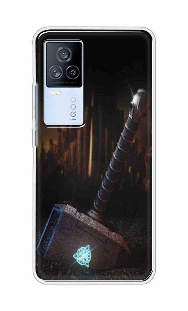 Thor Hammer Back Case For iQOO 7